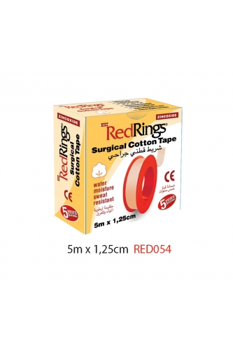 REDRINGS SURGICAL COTTON TAPE 5m x 1,25cm