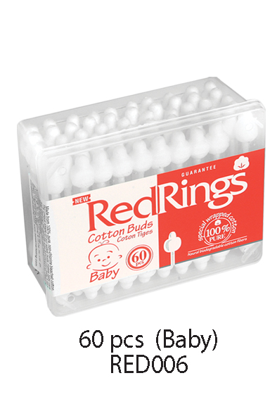 REDRINGS COTTON BUDS 60 PCS FOR BABY