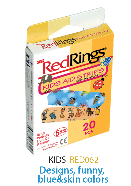 REDRINGS FIRST AID STRIPS FOR KIDS 20 PCS